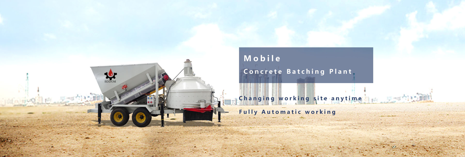 Mobile Concrete Batching Plant